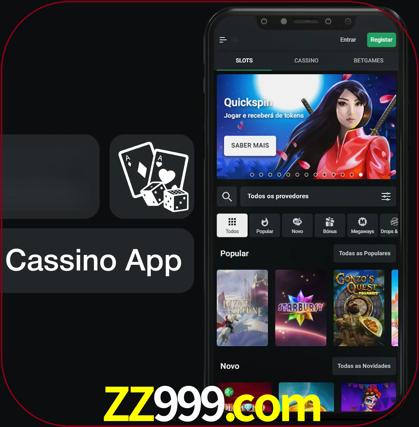 Jogue jogos de cassino e ganhe.