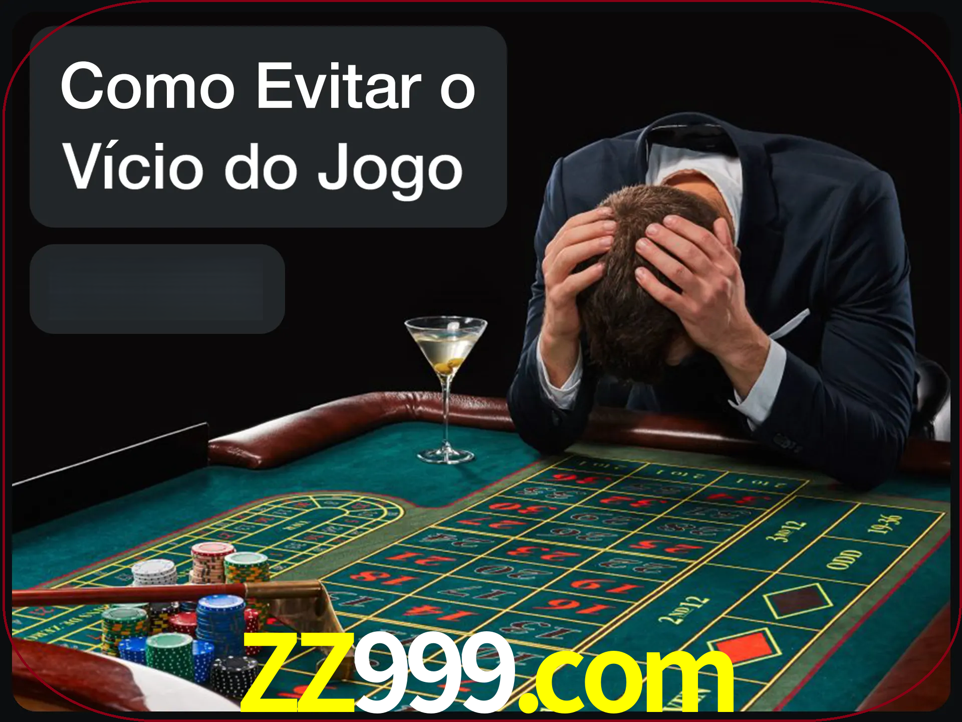 Você é responsável por cada uma de suas apostas.